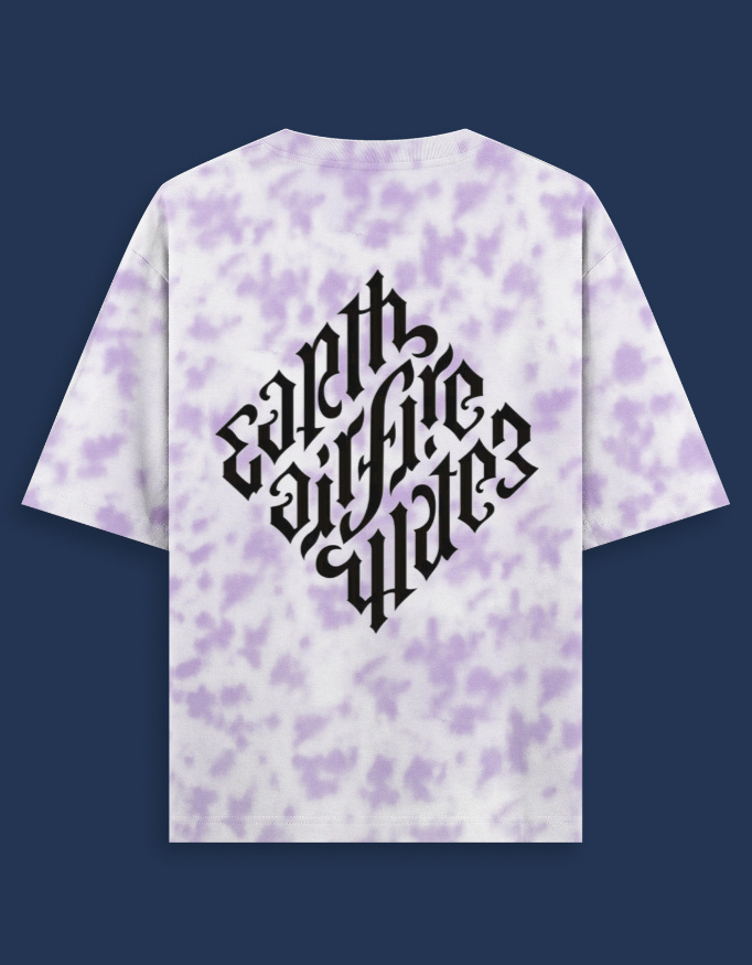 Unisex Tie Dye Oversized T-Shirt
