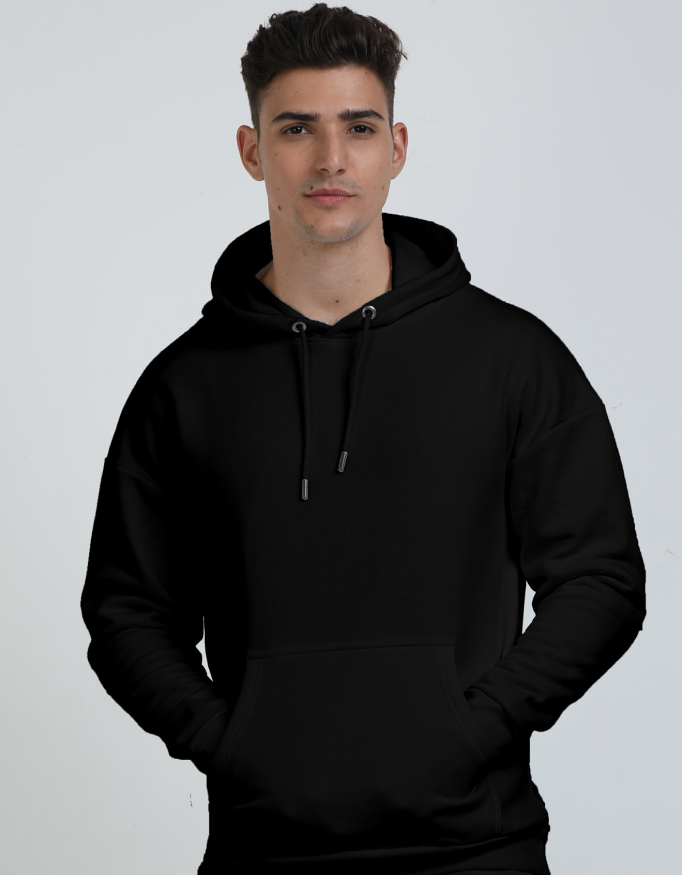 Oversized Solid Hoodie