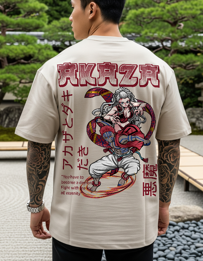 Unisex Oversized Standard T-Shirt: Akaza