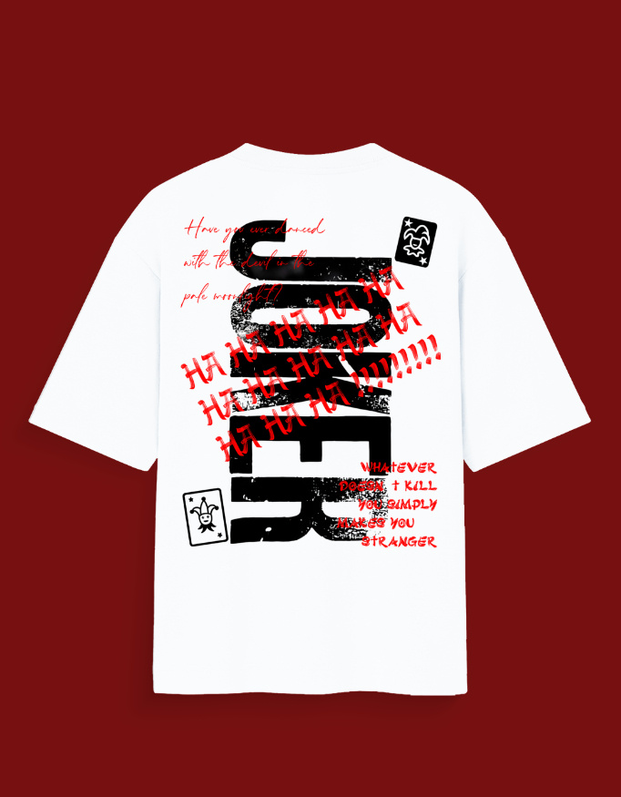 Unisex Oversized Standard T-Shirt: Joker - Image 4