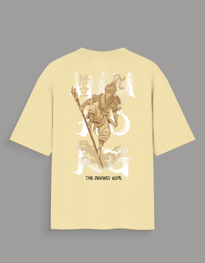 Unisex Oversized Standard T-Shirt: Wukong - Image 3