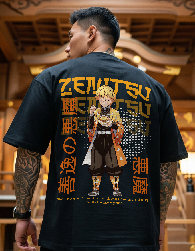 Unisex Oversized Classic T-Shirt: Zenitsu (5 Colours)
