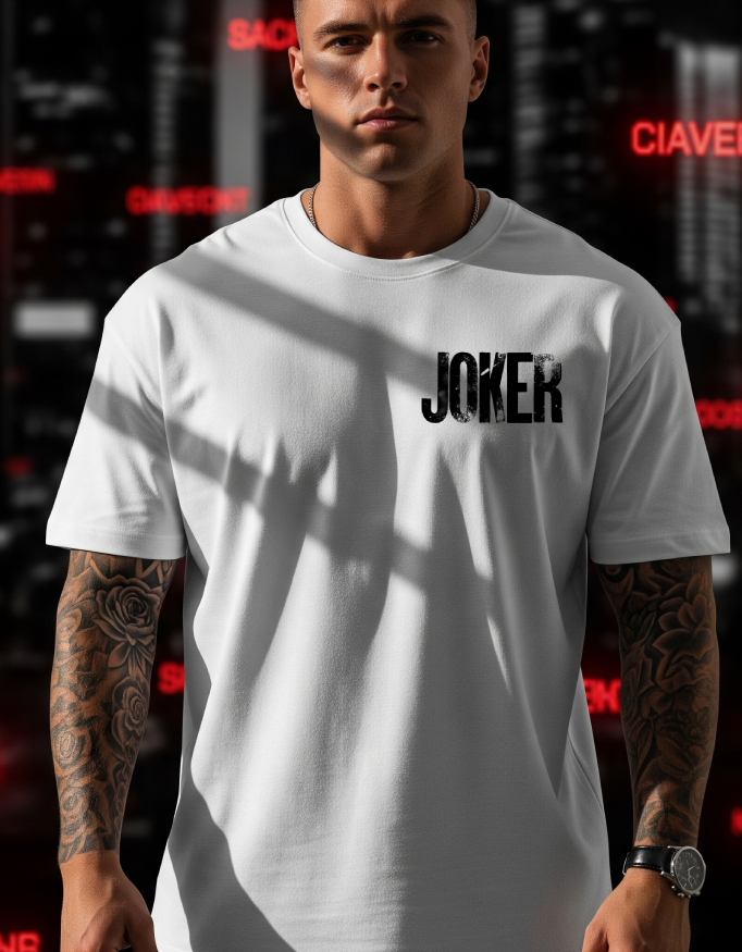 Unisex Oversized Standard T-Shirt: Joker - Image 3