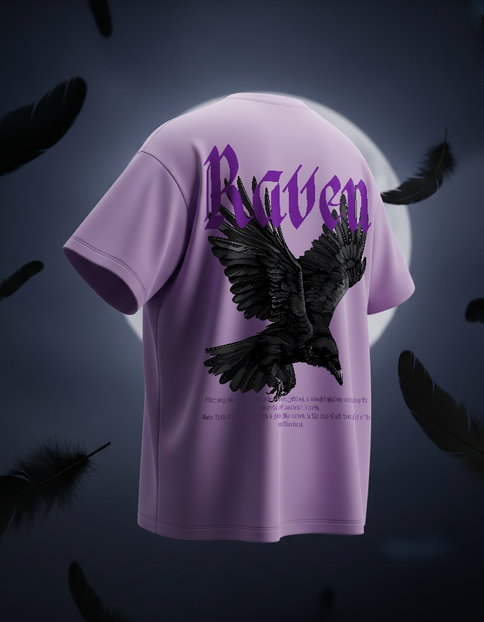 Unisex Oversized Classic T-Shirt: Raven