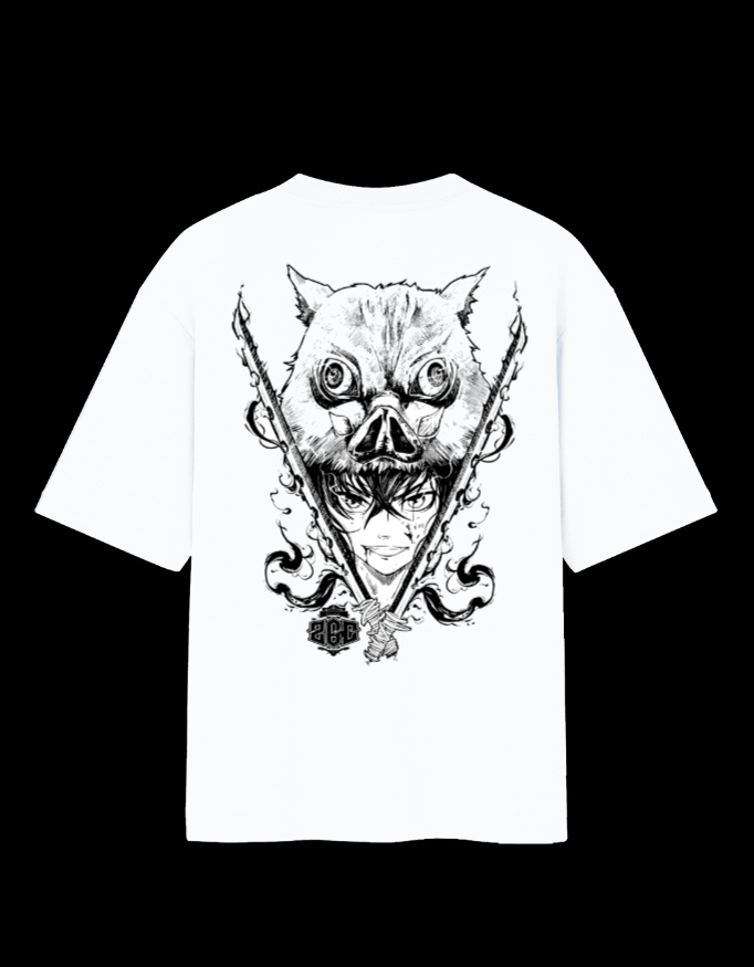 Unisex Oversized Standard T-Shirt: INOSUKE - Image 4