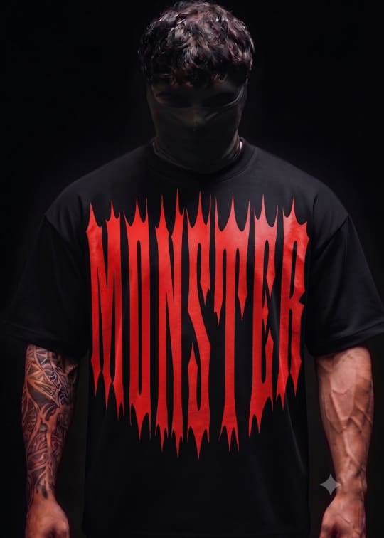 GYM MONSTER// THE GUILD // OVERSIZED TEE